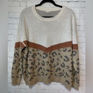 Easel size medium cheetah print